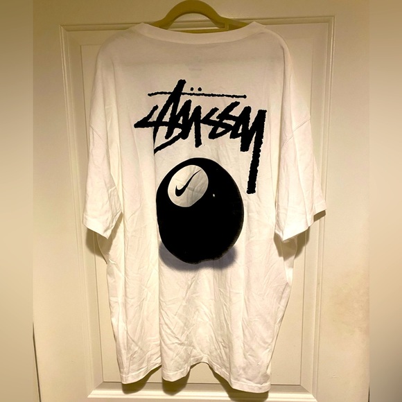 🆕 Nike x Stussy Eight Ball Shirt - Picture 1 of 4